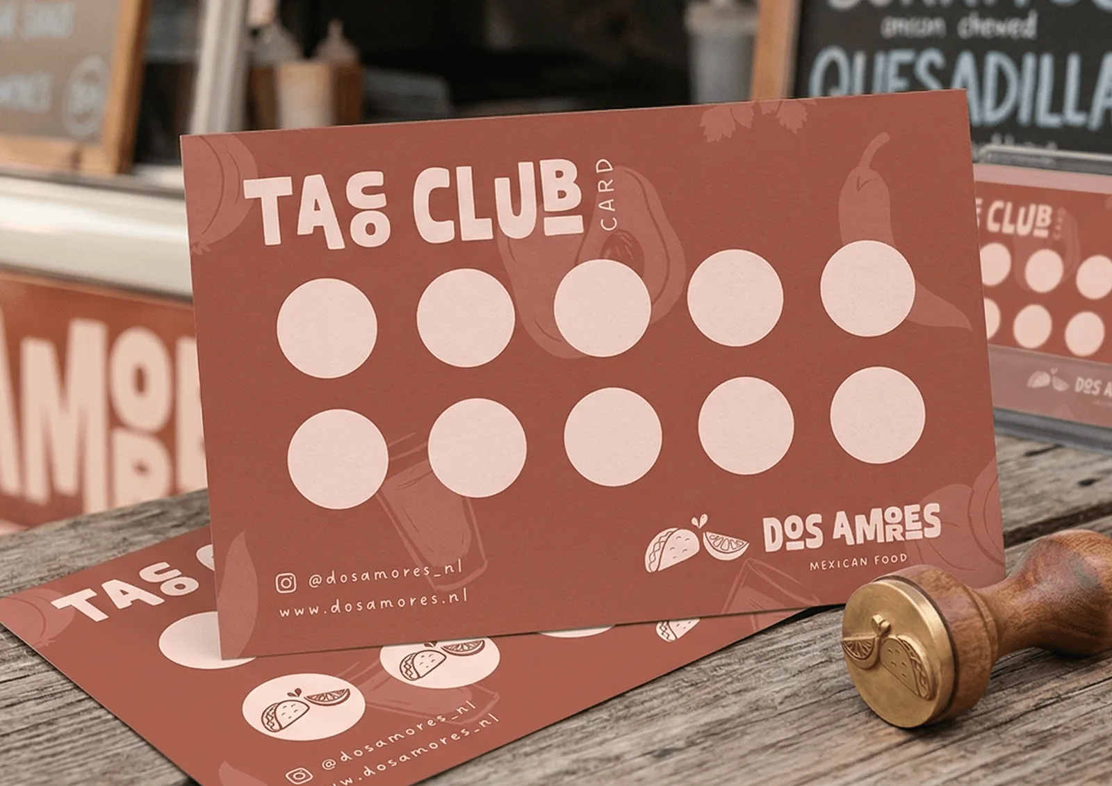 Taco Club Card voor Dos Amores